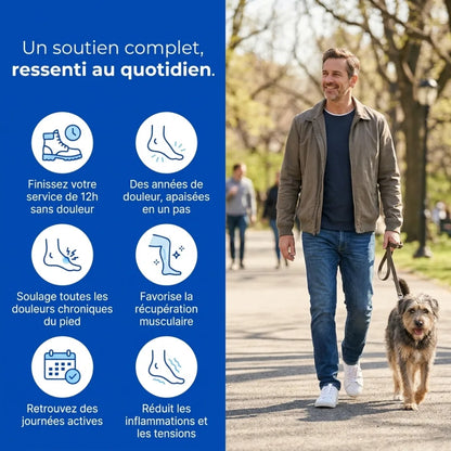 Semelles orthopédiques - soulage les douleurs au talon et la fasciite plantaire